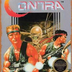 Contra NES Box Art Video Games Game Role Game Poster Anime Game Art Deco Tin Sign - 8 x 12 inches