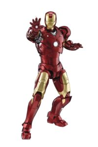 marvel infinity saga: iron man mark 3 deluxe 1:12 scale action figure