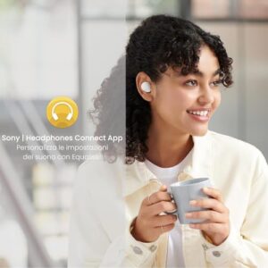 Sony True Wireless Headphones - Up to 20 Hours Battery - Charging case - Voice Assistant Compatible - Built-in mic for Phone Calls - Reliable Bluetooth - WF-C500/WZ - Limited Edition - Pearl White