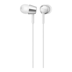 Sony MDR-EX155AP Comfortable, Secure Fit Wired In-ear Silicone Buds Headphones 2-Pack