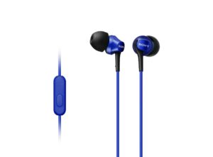 sony mdrex100apl in-ear headphones earbuds (blue)