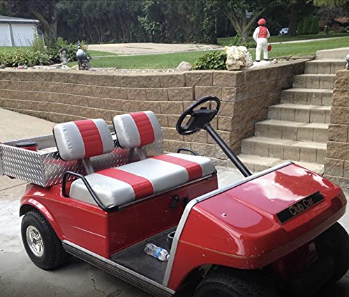 Club Car Pre-2000 "STAPLE ON" Golf Cart Seat Cover (2 Stripe)