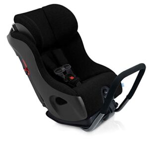 Clek Fllo Convertible Car Seat Featuring Adjustable Headrest, Compact Design, EACT Safety System, and Flame-Retardant Free (Carbon)