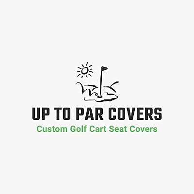 Club Car Precedent "STAPLE ON" Golf Cart Seat Cover With Matching Rear Facing Seat Cover (2 Stripe)