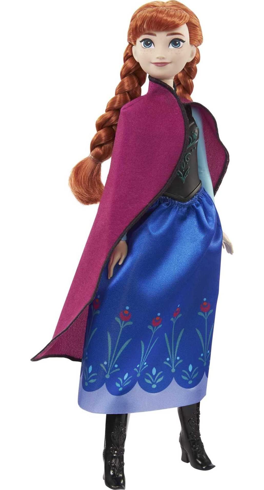 Mattel Disney Frozen Toys, Anna Fashion Doll & Accessory with Signature Look, Inspired by the Movie