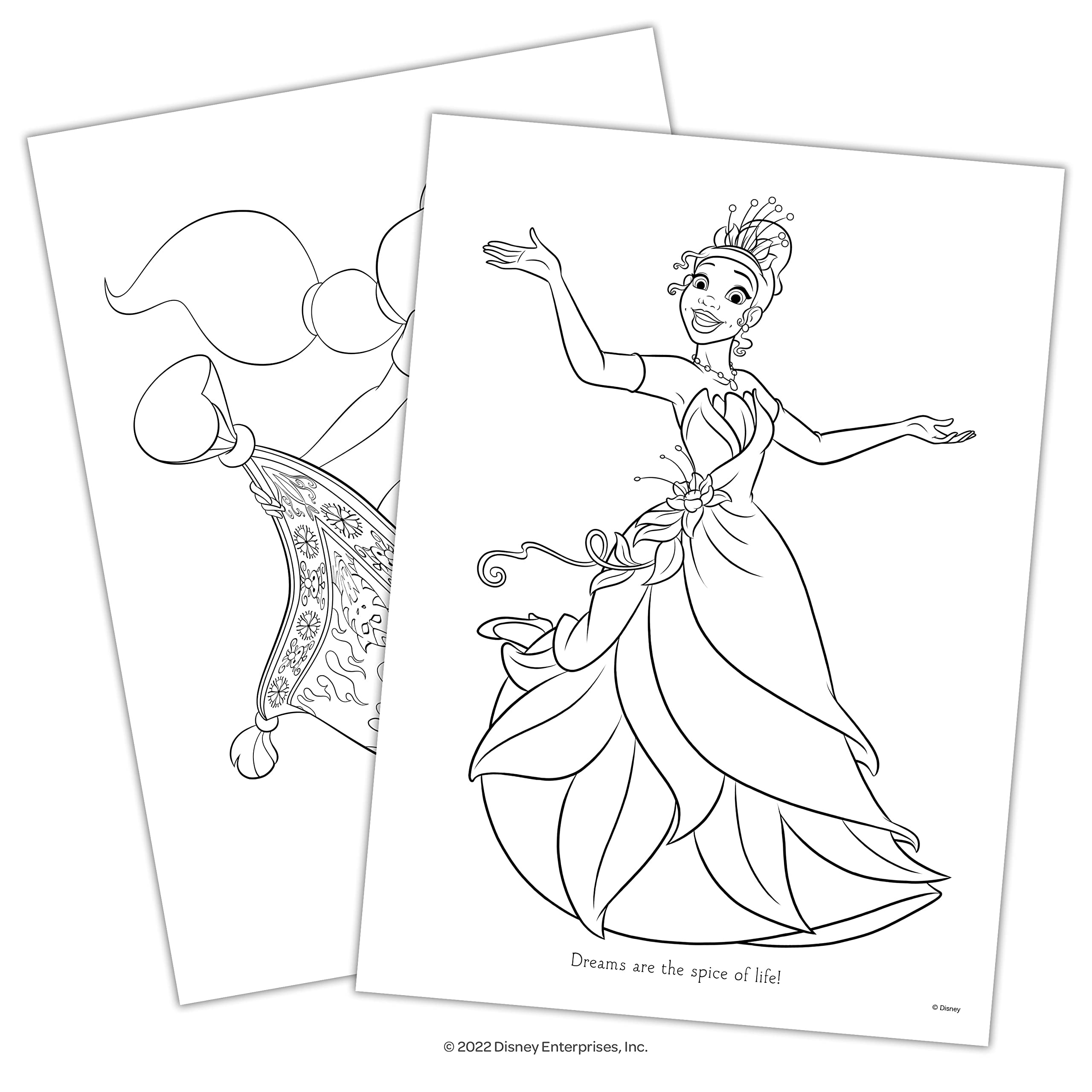 Disney Princess Create-A-Scene Over 80 Stickers Activity Pad to Color