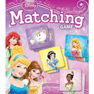 Wonder Forge Disney Princess Matching Game - Fun & Quick Memory Game for Kids | Engaging Toy for Ages 3-5 Years | Features Beloved Disney Princesses | Ideal for Solo or Family Play