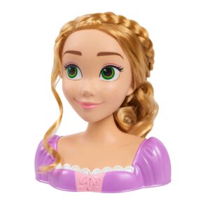 Disney Princess Rapunzel Styling Head, 14-pieces, Pretend Play, Kids Toys for Ages 3 Up by Just Play