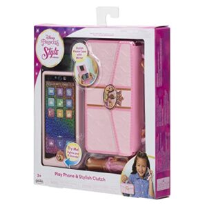 Disney Princess Style Collection Phone Includes 1 Play Phone, 1 Clutch Case, 1 Play Lip Gloss with Lid and 2 Play Credit Cards