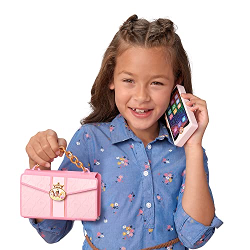 Disney Princess Style Collection Phone Includes 1 Play Phone, 1 Clutch Case, 1 Play Lip Gloss with Lid and 2 Play Credit Cards