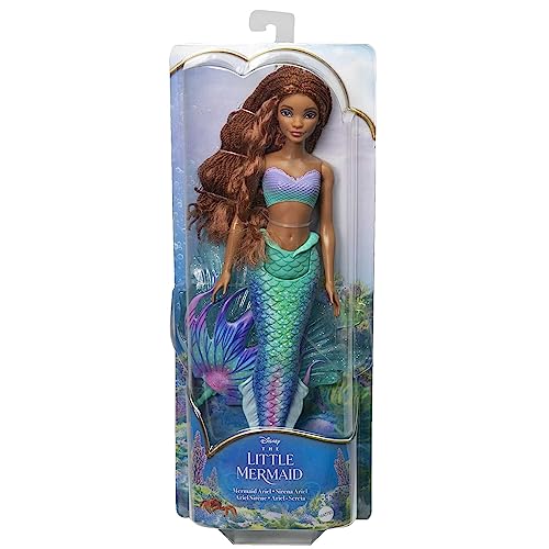 Mattel Disney Toys, The Little Mermaid Ariel Fashion Doll with Signature Outfit, Inspired by Disney’s The Little Mermaid Movie