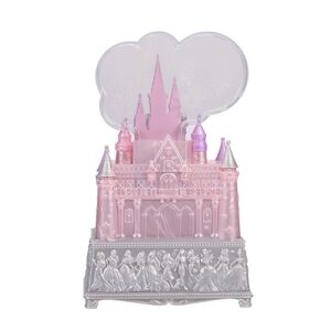 Disney Princess Jewelry Box for Girls Disney 100th Celebration Princess Castle Keepsake Jewelry Box with Music & Firework-Like Light Show, Plays Song “A Dream Is a Wish Your Heart Makes”