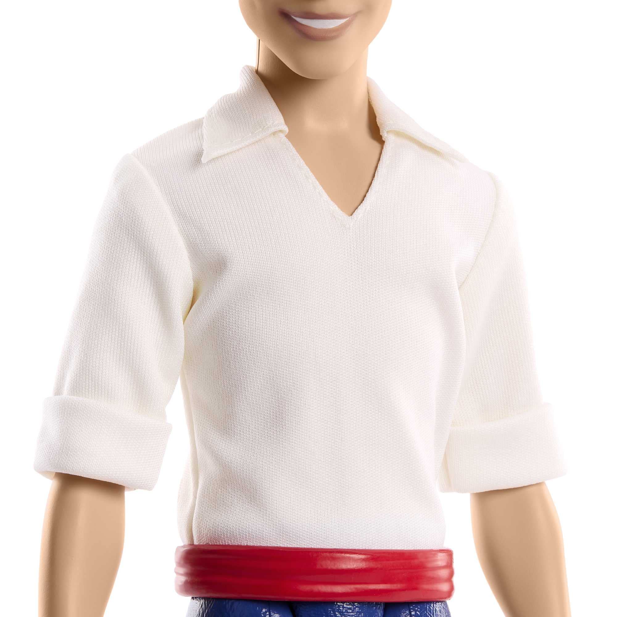 Mattel Disney Princess Toys, Prince Eric Posable Fashion Doll in Signature Outfit, Inspired by The Little Mermaid Movie