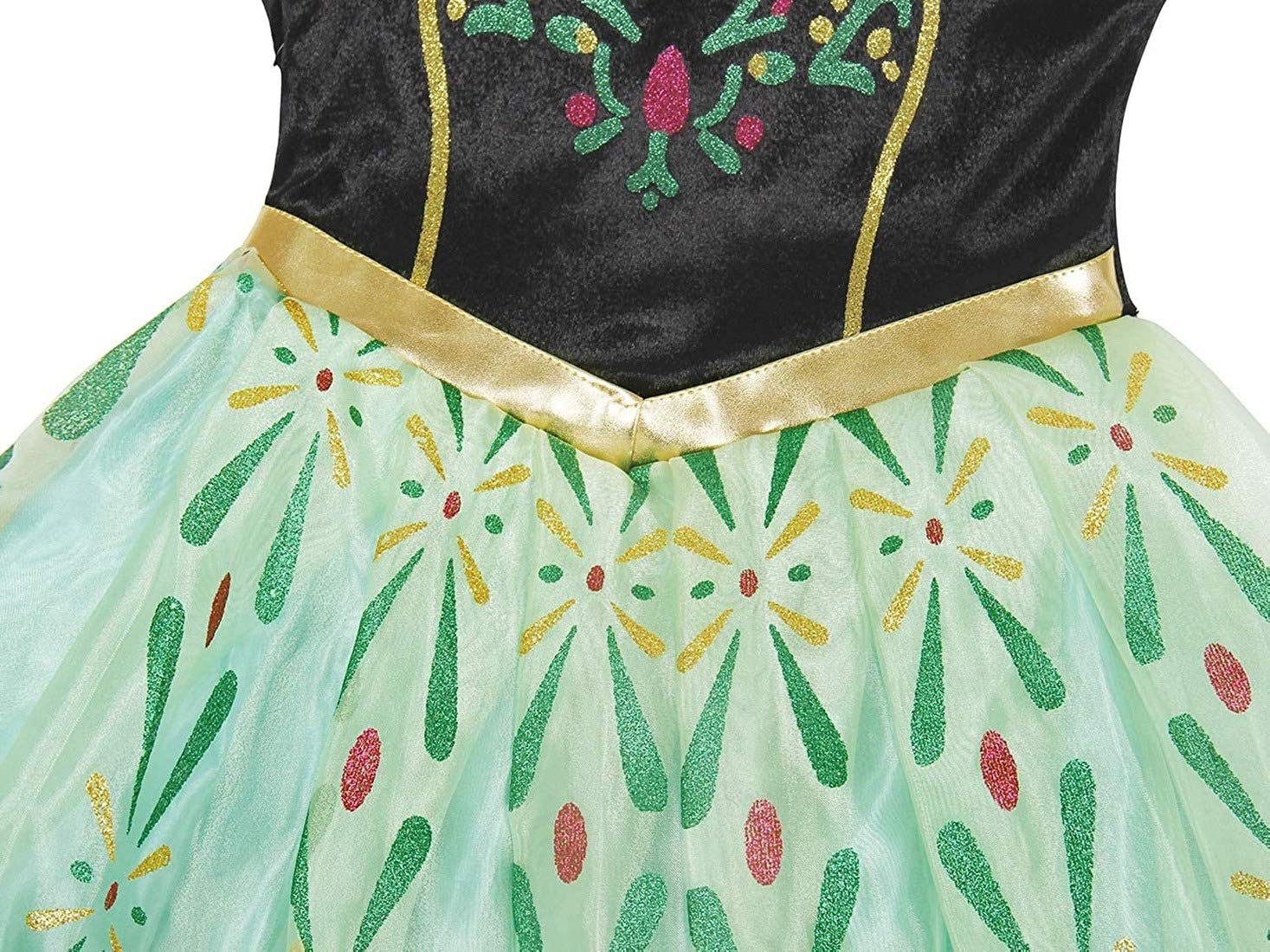 Xinfenglai Green Girls Cosplay Dance Dress Princess Costumes (4-5T)