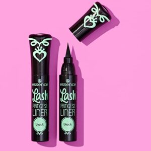 essence | Lash Princess Eyeliner Pen | Smudge Proof & Easy to Use | Vegan & Cruelty Free | Free From Parabens-Fragrance & Microplastic Particles (Black)