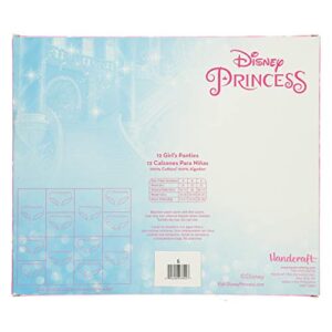 Disney Girls Princess Exclusive 12 Days of Surprise Unboxing Panties for Special Occasions or Potty Training Fun sizes 2/3T, 4T, 6, 20