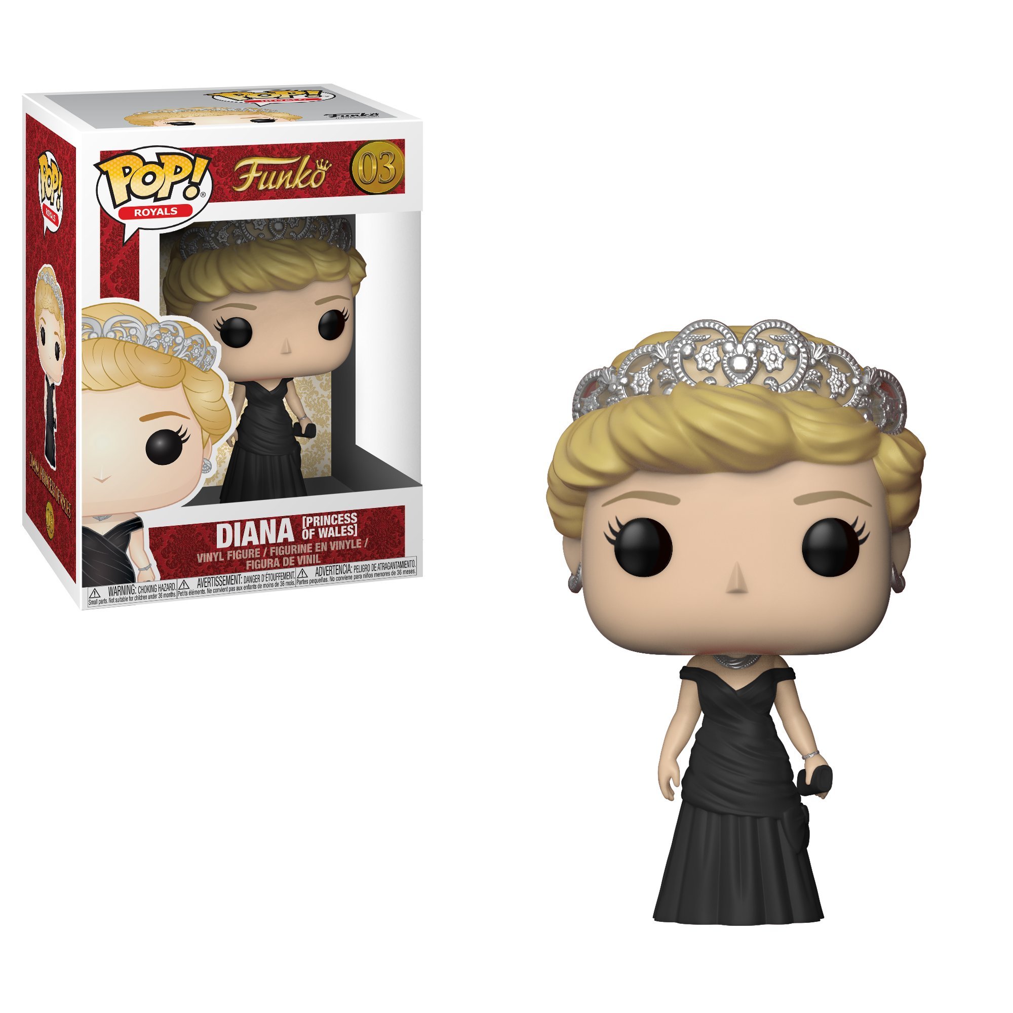 Funko POP!: Royal Family - Princess Diana (styles may vary) Collectible Figure