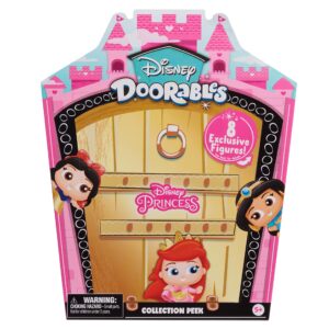 Disney Doorables Glitter and Gold Princess Collection Peek, 8 Blind Bag Inspired Figures, Officially Licensed Kids Toys for Ages 5 Up by Just Play