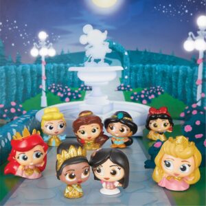 Disney Doorables Glitter and Gold Princess Collection Peek, 8 Blind Bag Inspired Figures, Officially Licensed Kids Toys for Ages 5 Up by Just Play