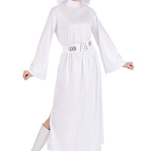 STAR WARS Adult Princess Leia Hooded Costume, Womens Halloween Costume - Officially Licensed Medium