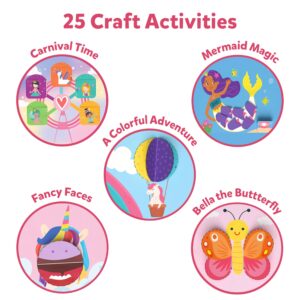 Skillmatics Art & Craft Kit - Snip, Snip Unicorns & Princesses, Practice Scissor Skills with Activity Book, Gifts for Toddlers, Girls & Boys Ages 3, 4, 5, 6, 7