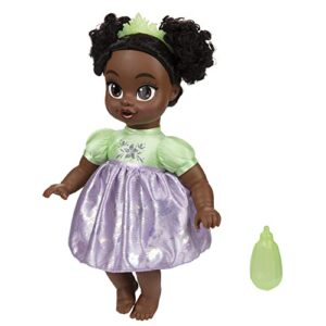 Disney Princess Tiana Baby Doll with Baby Bottle & Tiara