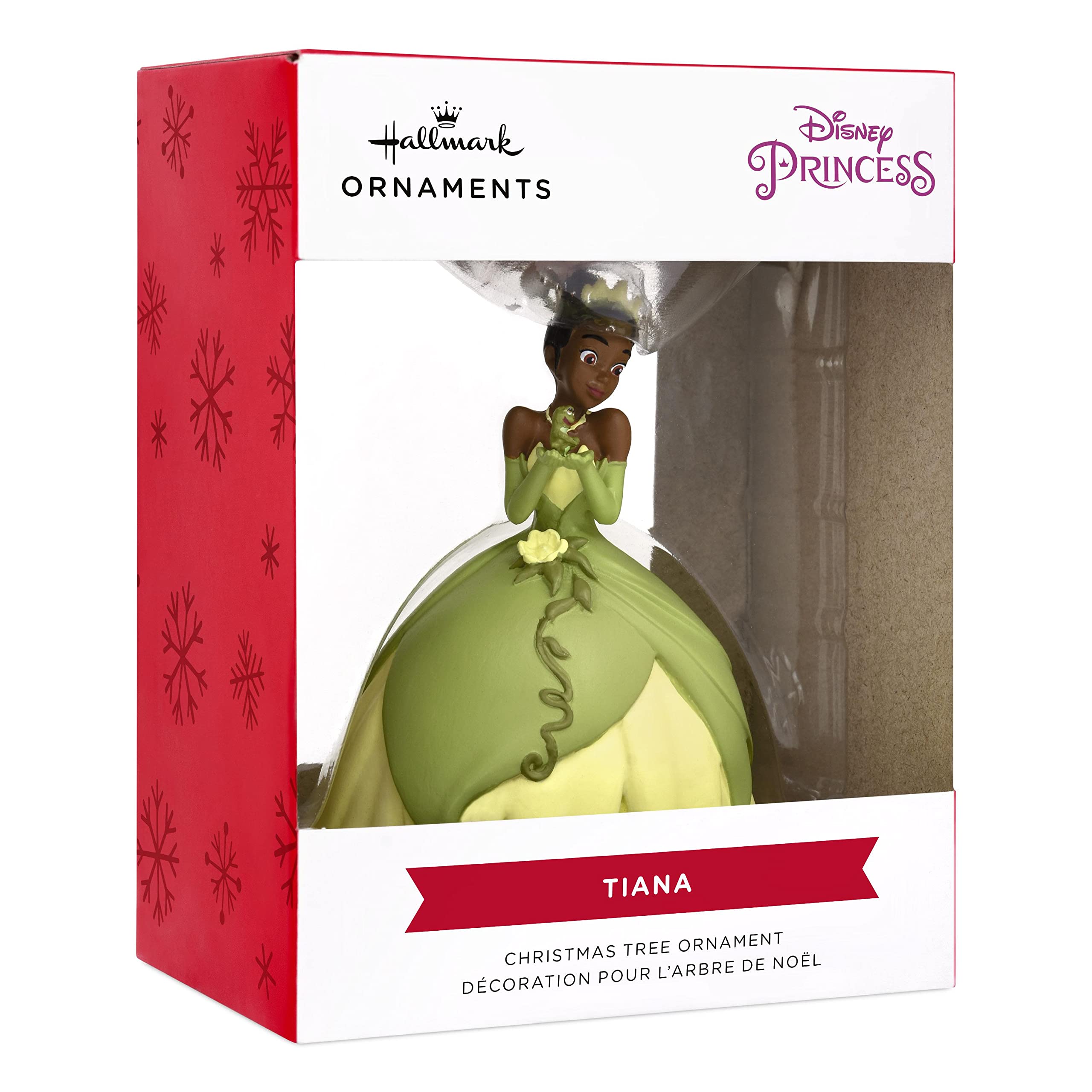 Hallmark Disney The Princess and The Frog Tiana with Frog Prince Naveen Christmas Ornament