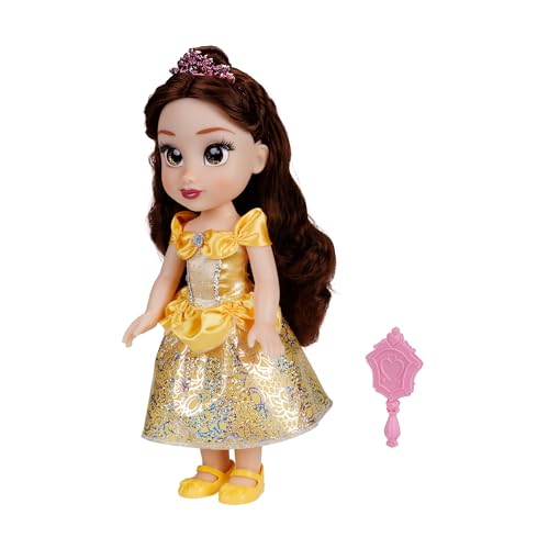 Disney Princess My Friend Belle Doll 14 inch Tall includes Removable Outfit, Tiara, Shoes & Brush