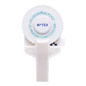 motex embossing label maker, label writer -e-101 (1 wheel, white)