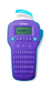 dymo colorpop color label maker, handheld, purple