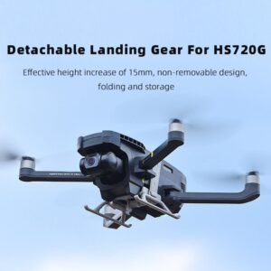 Landing Gear for Huoshi Holy Stone HS720G, Foldable Height Extender Protector Guard, Drone Height Extended Leg Stand Gimbal Protector