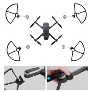 Landing Gear for Holy HS720/HS720E,HeiyRC Propeller Guard Foldable Leg Extensions Protector Stand Blades Bumper Accessories