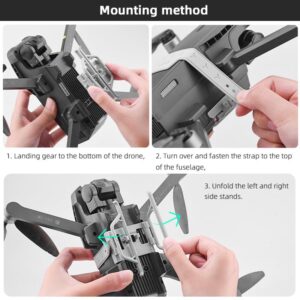 Landing Gear Compatible for Holy Stone HS720G, Landing Legs Extender for Drone Heightening Landing Extension Leg Tripod Protective Guard Drone Foldable Landing Accessories