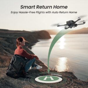 [74-Min Flight Time] Holy Stone HS720E 4K EIS Drone with 3 Batteries