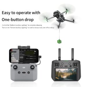 Mavic 3 Pro Airdrop System, Transport Release with Landing Gear Wedding Ring Thrower Fishing Bait Clip Delivery Advertising Rescue Kit for DJI Mavic 3 /Mavic 3 Pro/Mavic 3 Classic /Mavic 3 Pro Cine