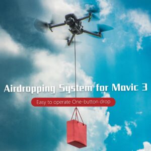 Mavic 3 Pro Airdrop System, Transport Release with Landing Gear Wedding Ring Thrower Fishing Bait Clip Delivery Advertising Rescue Kit for DJI Mavic 3 /Mavic 3 Pro/Mavic 3 Classic /Mavic 3 Pro Cine