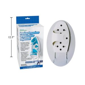 ACTION-1 No CTG Heat-Resistant Standard Size Wall Mount Iron Holder, White, 10 X 6 Inches US