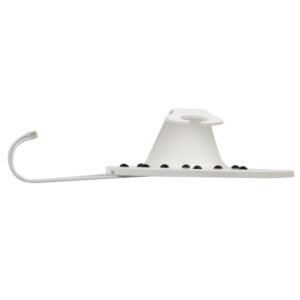 ACTION-1 No CTG Heat-Resistant Standard Size Wall Mount Iron Holder, White, 10 X 6 Inches US