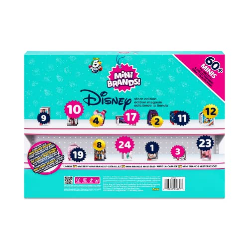 Mini Brands Disney Minis by ZURU Limited Edition 24 Pack with 4 Exclusive Minis, Mystery Collectibles Toys Comes with 24 Minis