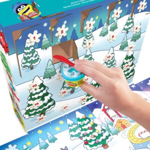 Play-Doh Advent Calendar Toy for Kids 3 Years and Up with Over 24 Surprise Accessories, Playmats, and 24 Cans, Assorted Colors, Non-Toxic