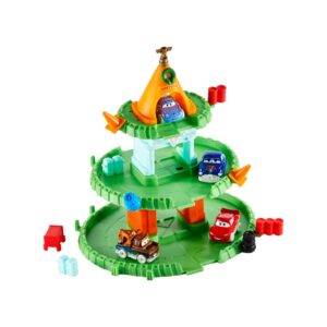 Mattel Disney and Pixar Cars Mini Racers Advent Calendar, 25 Surprises Include 4 Mini Toy Cars & Reconfigurable Playset