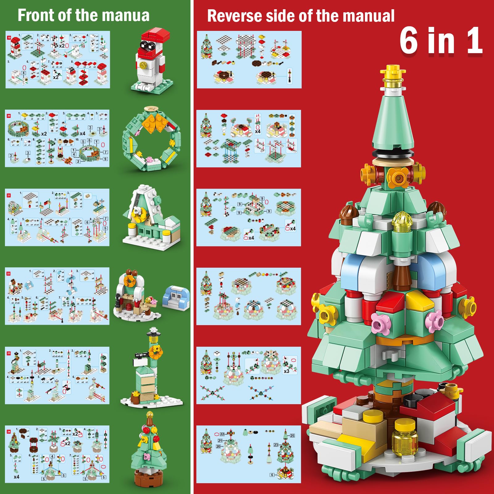 Advent calendar 2023 - kids christmas gifts,Christmas countdown calendar,24 days of Christmas Advent calendar, Christmas building blocks,Christmas gifts for kids girls boys adult