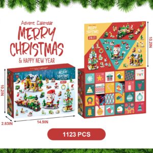 Advent calendar 2023 - kids christmas gifts,Christmas countdown calendar,24 days of Christmas Advent calendar, Christmas building blocks,Christmas gifts for kids girls boys adult