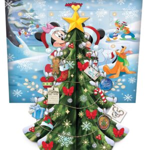 Disney Mickey & Friends Advent Calendar Box Set - with Storybook, Daily Family Activities, and 3D Christmas Tree