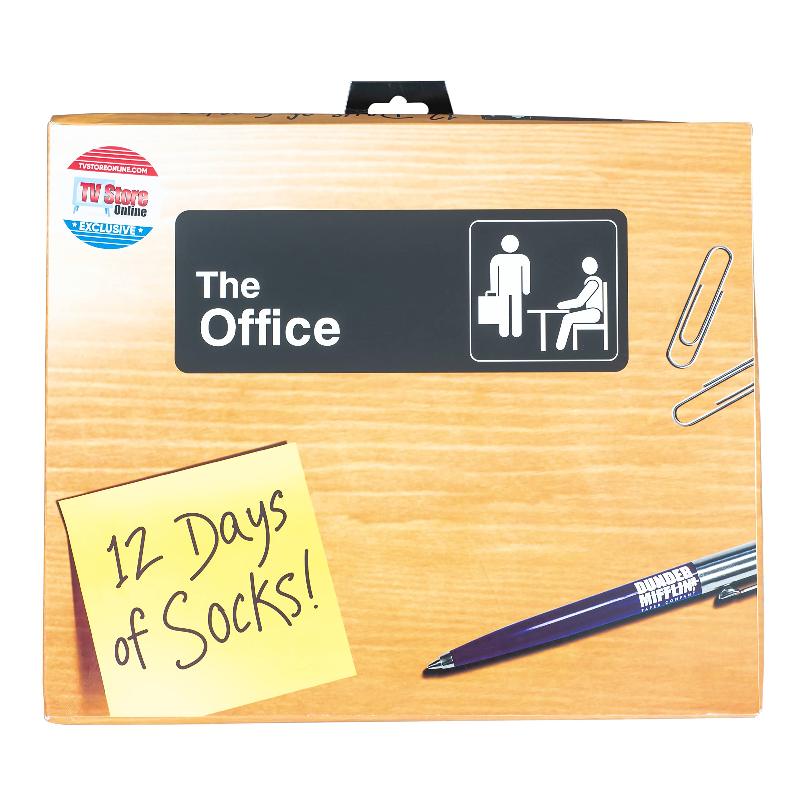 Ripple Junction The Office 12 Days Of Socks Advent Calendar Gift Set (12 Socks Included)