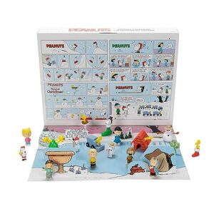 Peanuts Advent Calendar 2024 for Kids – Enjoy 24 Days of Countdown Surprises! Delightful 2-Inch Scale Figures & Accessories