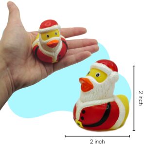 Christmas Advent Calendar 2023 with Christmas Rubber Ducks for Kids & Toddlers, 24 Days Christmas Countdown Calendar Toy & Gifts for Kids Boys & Girls by 4E's Novelty