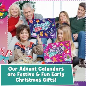 PURPLE LADYBUG Girls Advent Calendar 2023 with 24 Unique Gifts - Crafts, Makeup, Jewelry, Accessories, & More - Cool Kids Advent Calendar 2023, Fun 24 Days of Christmas Countdown for Girl Age 6+