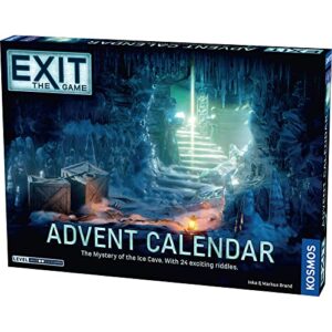 exit: advent calendar - the mystery of the ice cave | exit: the game - a kosmos game | family-friendly, card-based at-home escape room experience in a calendar| 24 riddles over 24 days | ages 10+