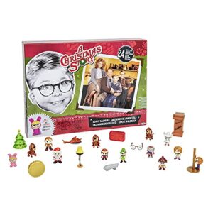 a christmas story advent calendar 2024 includes 24 windows filled with silly and festive 1-inch figures & accessories!